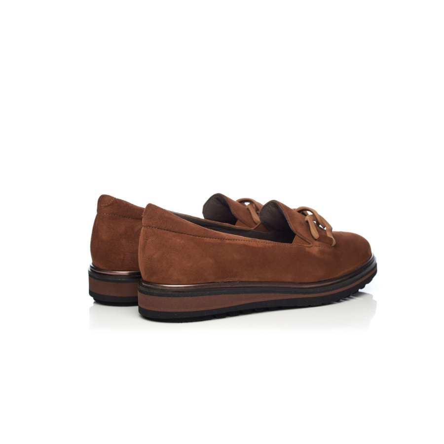 Softwaves mocassin in soft leather and with elastic on the back