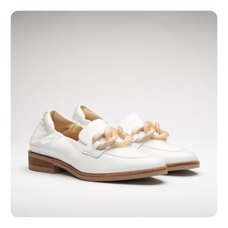 Softwaves LOAFERS shoes in soft leather with a trim on the top and elastic on the back